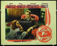 6d173 BETWEEN TWO WORLDS LC '44 close up of Eleanor Parker on her knees with Paul Henreid!