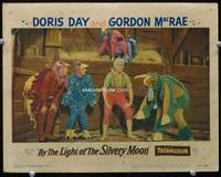 6d204 BY THE LIGHT OF THE SILVERY MOON LC #5 '53 Doris Day in barn with 4 guys dressed as animals!