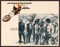 6d205 C.C. & COMPANY LC #4 '70 great images of biker gang watching Joe Namath in argument!