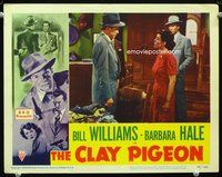 6d223 CLAY PIGEON LC #7 '49 Asian Marya Marco stands between two men in suits, Richard Fleischer!