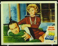 6d243 CRITIC'S CHOICE LC #3 '63 Bob Hope gets a rub down from sexy Marilyn Maxwell!