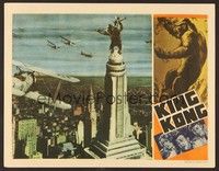 6d002 KING KONG LC R38 classic image of giant ape on Empire State Building, different border art!