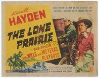 6d050 LONE PRAIRIE TC '42 cowboy Russel Hayden with gun, Bob Wills & His Texas Playboys!