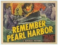 6d063 REMEMBER PEARL HARBOR TC '42 Don Red Barry gets vengeance, image of kamikaze plane & ship!