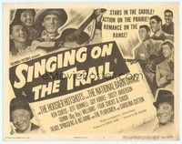 6d077 SINGING ON THE TRAIL TC '46 Hoosier Hotshots from The National Barn Dance, Ken Curtis!