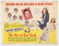 6d082 SO THIS IS NEW YORK TC '48 Henry Morgan the Madman of Radio, Rudy Vallee, Dona Drake
