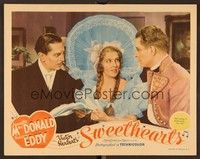 6d588 SWEETHEARTS LC '38 Jeanette MacDonald & Nelson Eddy are shocked she's not going to Hollywood