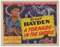 6d098 TORNADO IN THE SADDLE TC '42 Russell Hayden in whirlwind of action & song roaring on screen!