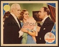 6d645 UNGUARDED HOUR LC '36 beautiful Loretta Young between Lewis Stone & Roland Young!