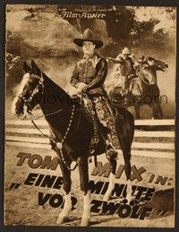 6e153 FOURTH HORSEMAN German program '32 many completely different images of cowboy Tom Mix!