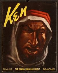 6e114 KEN MAGAZINE vol 1 no 1 magazine April 7, 1938 lots of articles about Germany & the Nazis!