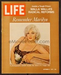 6e115 LIFE MAGAZINE magazine September 8, 1972 special Remember Marilyn photographic exhibit!