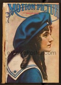 6e053 MOTION PICTURE magazine August 1915 portriat of pretty Viola Dana in cool outfit!