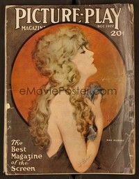 6e070 PICTURE PLAY magazine December 1922 wonderful artwork of sexy Mae Murray by Henry Clive!
