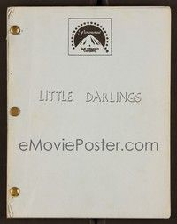 6e187 LITTLE DARLINGS revised final draft script March 20, 1979, screenplay by Kimi Peck!