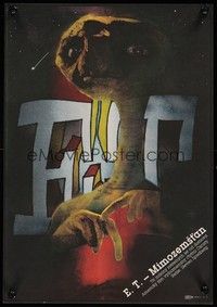 6g067 E.T. THE EXTRA TERRESTRIAL Czech 11x16 '84 Steven Spielberg classic, totally different art!
