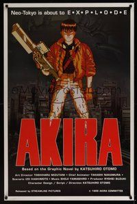 6h016 AKIRA 1sh '89 Katsuhiro Otomo classic sci-fi anime, Neo-Tokyo is about to EXPLODE!