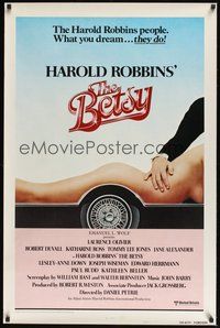 6h046 BETSY style A int'l 1sh '77 what you dream Harold Robbins people do, sexy girl as car image!