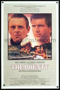 6h062 BOUNTY 1sh '84 Mel Gibson, Anthony Hopkins, Laurence Olivier, Mutiny on the Bounty!