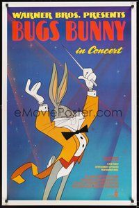 6h068 BUGS BUNNY IN CONCERT 1sh '90 great cartoon image of Bugs conducting orchestra!