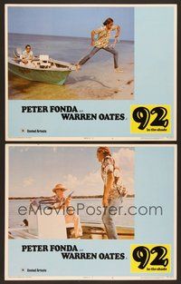 6j868 92 IN THE SHADE 2 LCs '75 cool images of Peter Fonda & Warren Oates!
