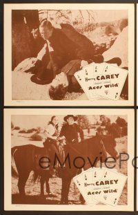 6j717 ACES WILD 4 LCs R40s tough cowboy Harry Carey gets in fistfights!