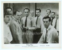 6k126 12 ANGRY MEN 8x10 still '57 Henry Fonda & ten other jurers watch Lee J. Cobb go to pieces!