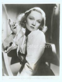 6k030 ANGEL 7.25x10 still '37 wonderful portrait of smoking Marlene Dietrich, Ernst Lubitsch