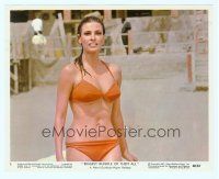 6k057 BIGGEST BUNDLE OF THEM ALL color Eng/US 8x10 still #8 '68 sexiest Raquel Welch in bikini!