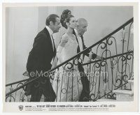 6k015 MY FAIR LADY 8x10 still '64 Audrey Hepburn walks up stairs with Rex Harrison & Hyde-White!
