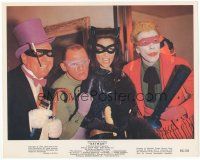 6k046 BATMAN color 8x10 still '66 best close up of villains Meredith, Gorshin, Meriwether & Romero!