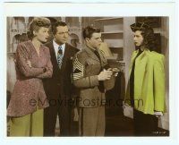 6k055 BEST FOOT FORWARD color 8x10 still '43 Lucille Ball & others glare at Virginia Weidler!