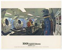 6k038 2001: A SPACE ODYSSEY English FOH LC '68 Kubrick, close up of astronaut in ship in Cinerama!