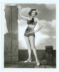6m011 ALEXIS SMITH 8x10 still '40s wearing sexy 2-piece bathing suit by Eugene Robert Richee!