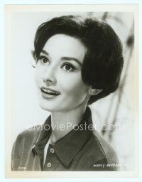 6m040 AUDREY HEPBURN 8x10 still '60s wonderful smiling portrait of the beautiful actress!