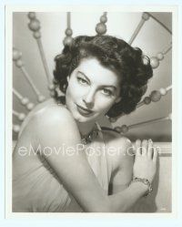 6m044 AVA GARDNER deluxe 8x10 still '40s incredible c/u of the gorgeous star with cool jewelry!