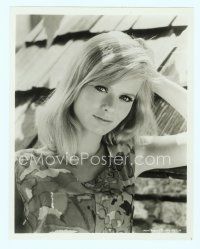 6m072 BROOKE BUNDY 8x10 still '68 head & shoulders close up of the sexy blonde MGM actress!