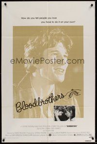6p148 BLOODBROTHERS 1sh '78 super early image of Richard Gere, from Richard Price novel!