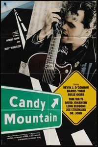 6p198 CANDY MOUNTAIN 1sh '88 Kevin O'Connor, cool rock & roll guitar image!