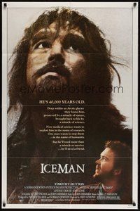 6p478 ICEMAN 1sh '84 Fred Schepisi, John Lone is an unfrozen 40,000 year-old neanderthal caveman!
