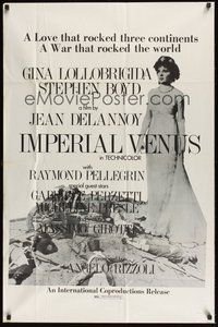 6p481 IMPERIAL VENUS 1sh '72 Jean Delannoy's Venere Imperiale, sexy Gina Lollobrigida!