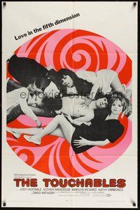 6p911 TOUCHABLES 1sh '68 Judy Huxtable, psychedelic love in the fifth dimension!