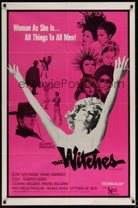 6p983 WITCHES int'l 1sh '67 Le Streghe, Clint Eastwood, Silvana Mangano!