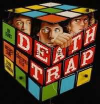 6r213 DEATHTRAP DS miscellaneous '82 Chris Reeve, Michael Caine & Dyan Cannon in Rubik's Cube!