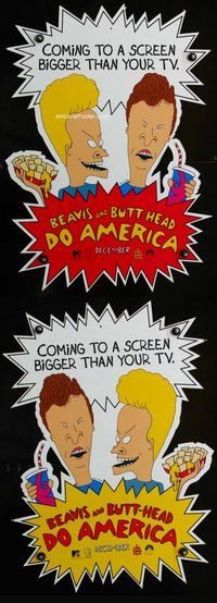 6r212 BEAVIS & BUTT-HEAD DO AMERICA special mobile '96 Mike Judge MTV cartoon!