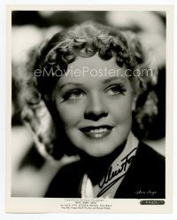 6s244 ALICE FAYE signed 8x10 REPRO still '90s close smiling portrait from Sing Baby Sing!