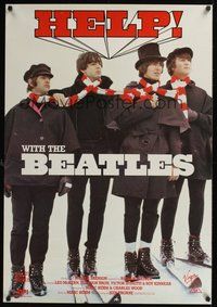 6t153 HELP video Aust 1sh R90s cool different image The Beatles wearing jackets and red/white scarf!