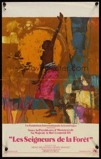6t687 MASTERS OF THE CONGO JUNGLE Belgian R70s cool different Ray artwork of tribal woman!
