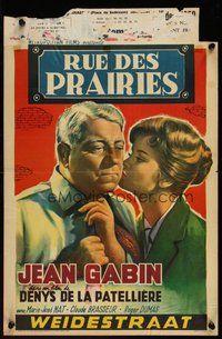 6t711 RUE DE PARIS Belgian '59 Wik artwork of Jean Gabin, street of love or shame!