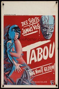 6t733 TABU Belgian R60s F.W. Murnau & Robert Flaherty, great sexy & creepy artwork!